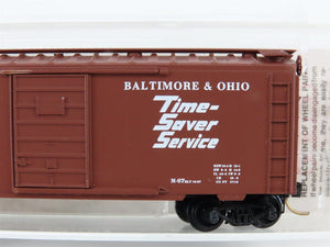 N Scale Micro-Trains MTL 20346 B&O Baltimore & Ohio Time Saver 40' Boxcar 470687