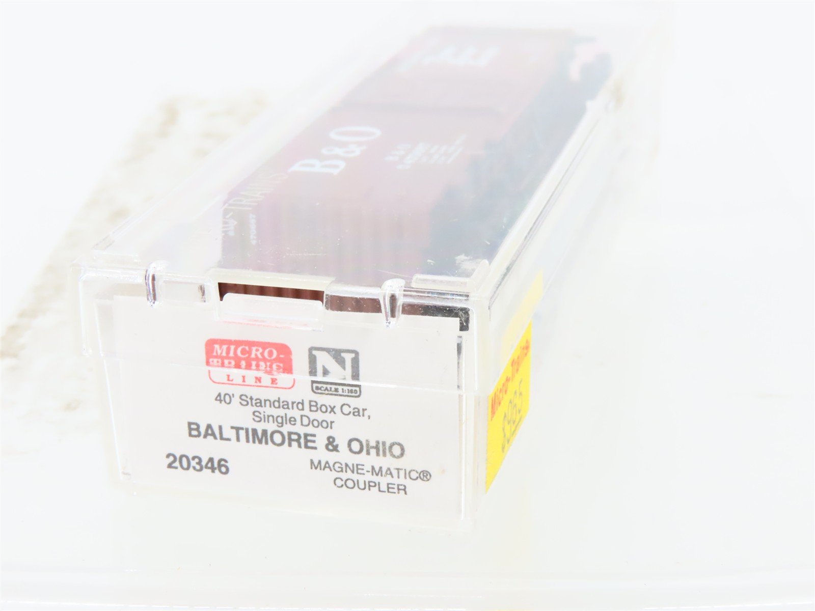 N Scale Micro-Trains MTL 20346 B&O Baltimore & Ohio Time Saver 40' Boxcar 470687