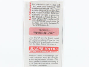 N Scale Micro-Trains MTL 28150 CB&Q Burlington Route 40' Box Car #25402