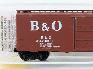 N Micro-Trains MTL 20346/1 B&O Baltimore & Ohio Time Saver 40' Box Car #470699