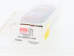 N Micro-Trains MTL 20346/1 B&O Baltimore & Ohio Time Saver 40' Box Car #470699