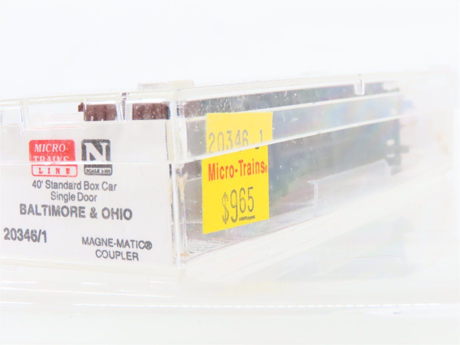 N Micro-Trains MTL 20346/1 B&O Baltimore & Ohio Time Saver 40' Box Car #470699