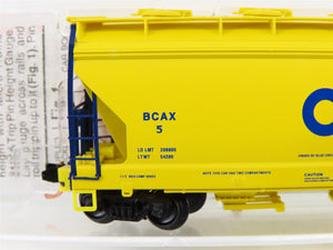 N Scale Micro-Trains MTL 92140 BCAX Blue Circle Cement 2-Bay Covered Hopper #5