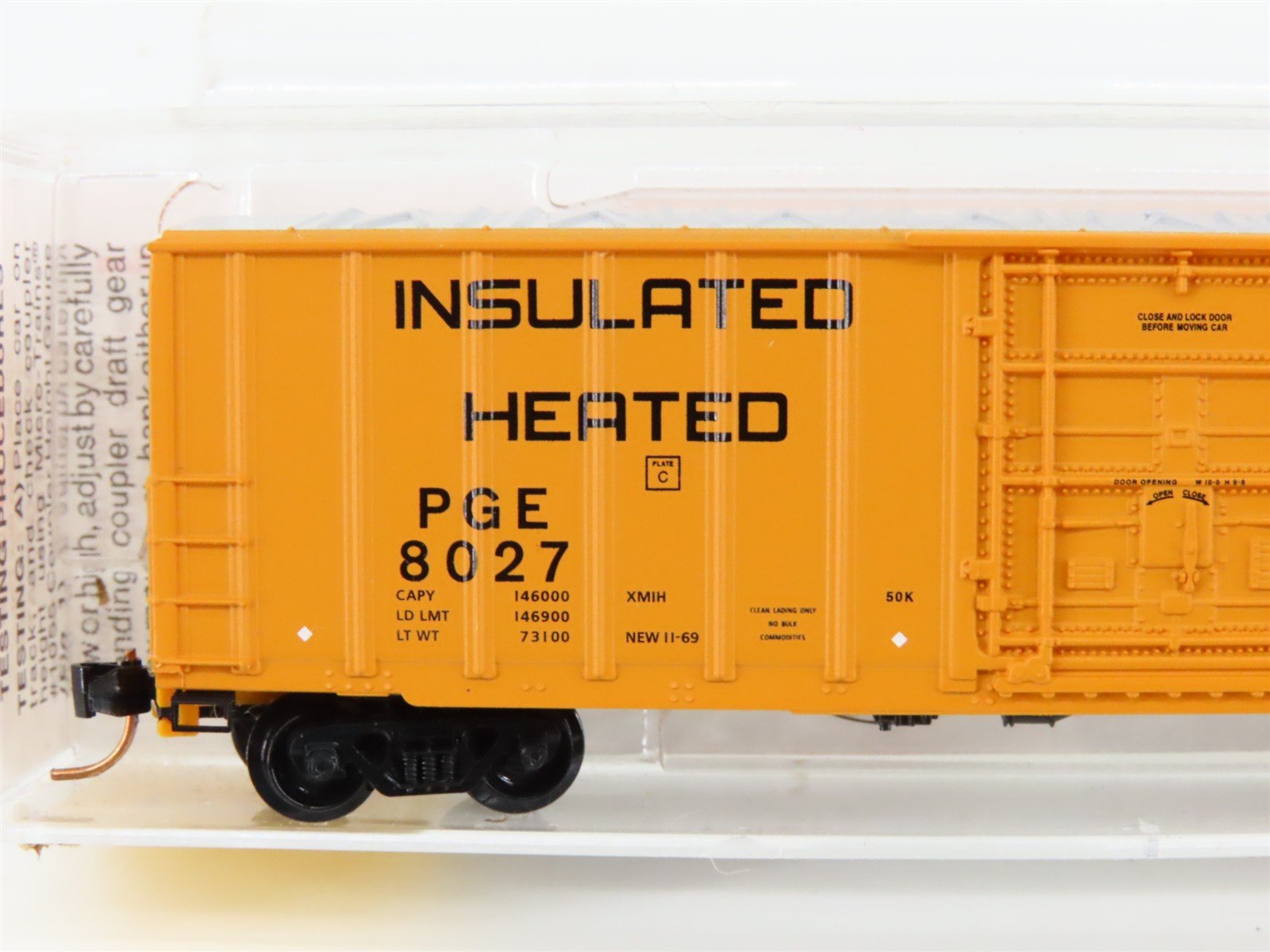 N Scale Micro-Trains MTL 27280 PGE Pacific Great Eastern 50' Box Car #8027