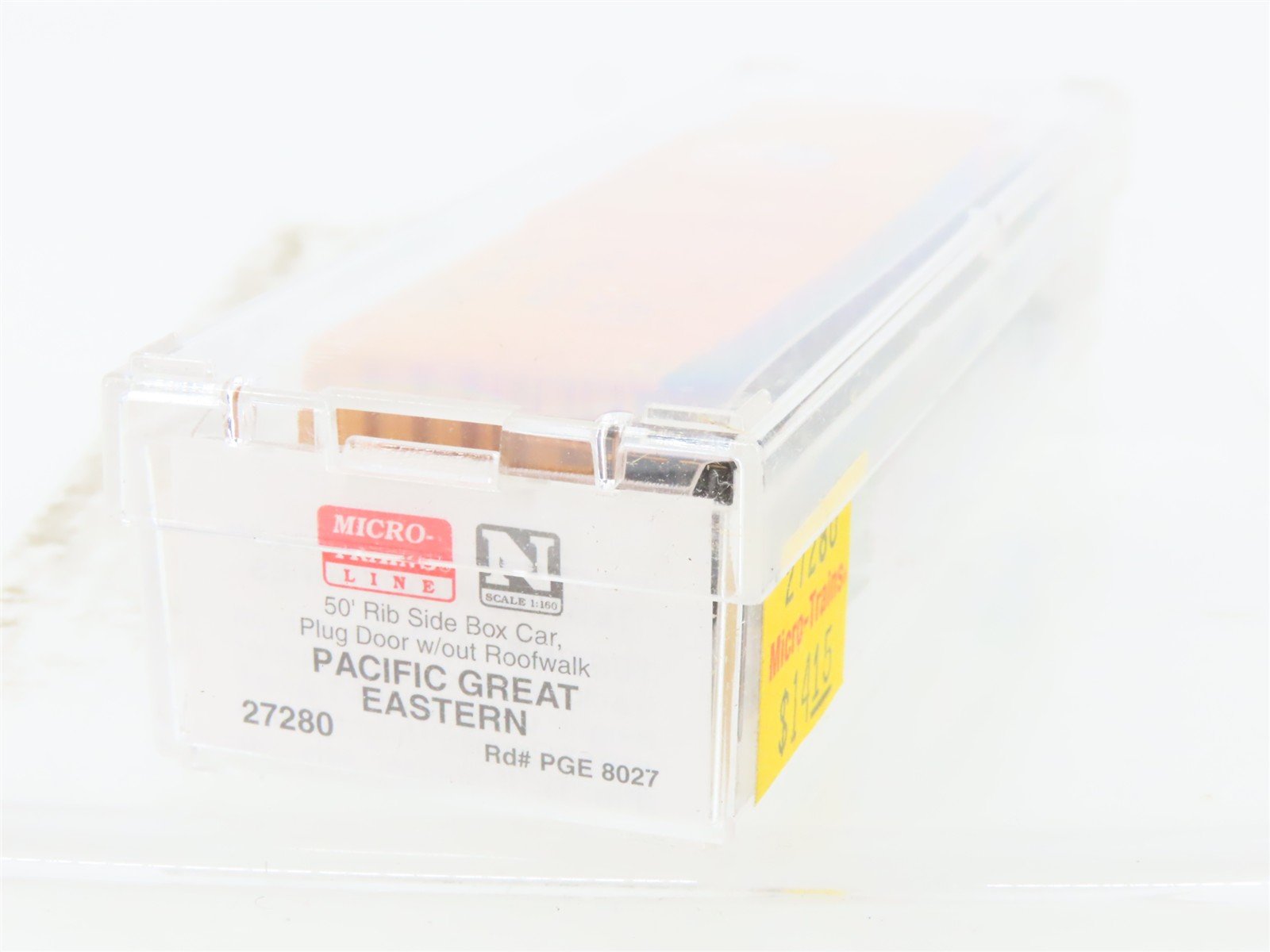 N Scale Micro-Trains MTL 27280 PGE Pacific Great Eastern 50' Box Car #8027