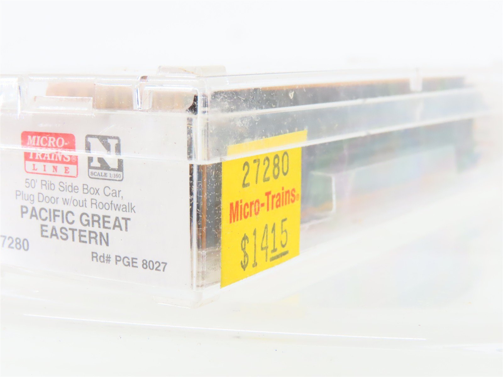 N Scale Micro-Trains MTL 27280 PGE Pacific Great Eastern 50' Box Car #8027