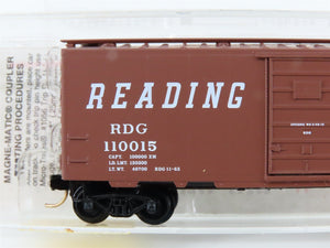 N Scale Micro-Trains MTL 20810 RDG Reading Lines 40' Single Door Box Car #110015