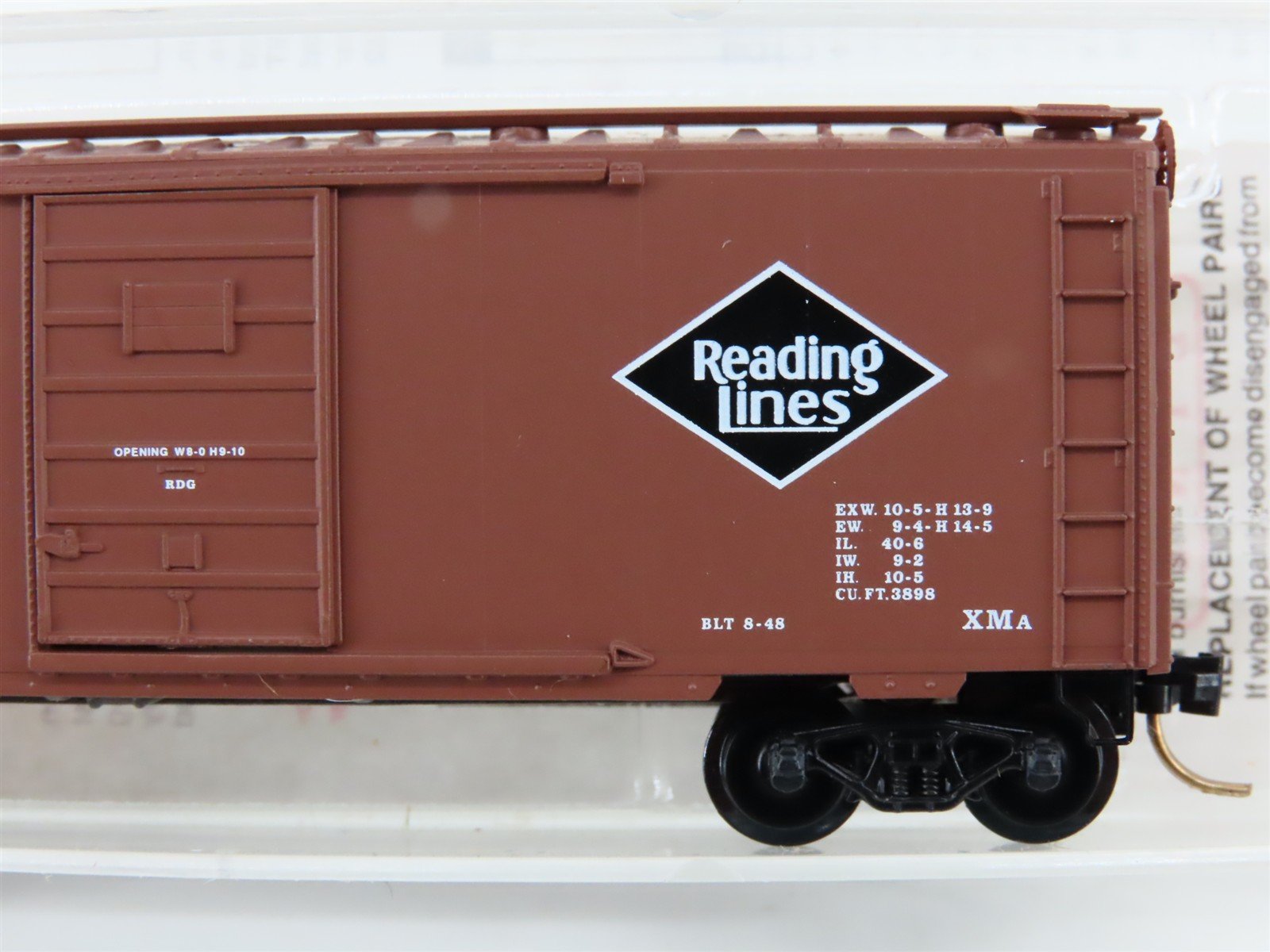 N Scale Micro-Trains MTL 20810 RDG Reading Lines 40' Single Door Box Car #110015