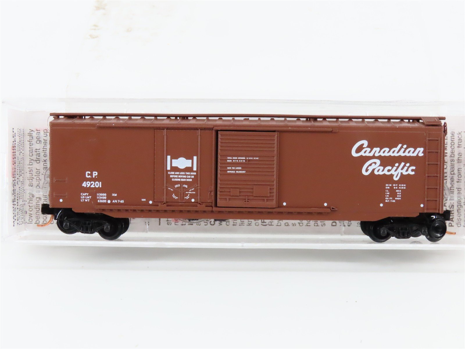 N Scale Micro-Trains MTL 33140 CP Canadian Pacific 50' Box Car #49201