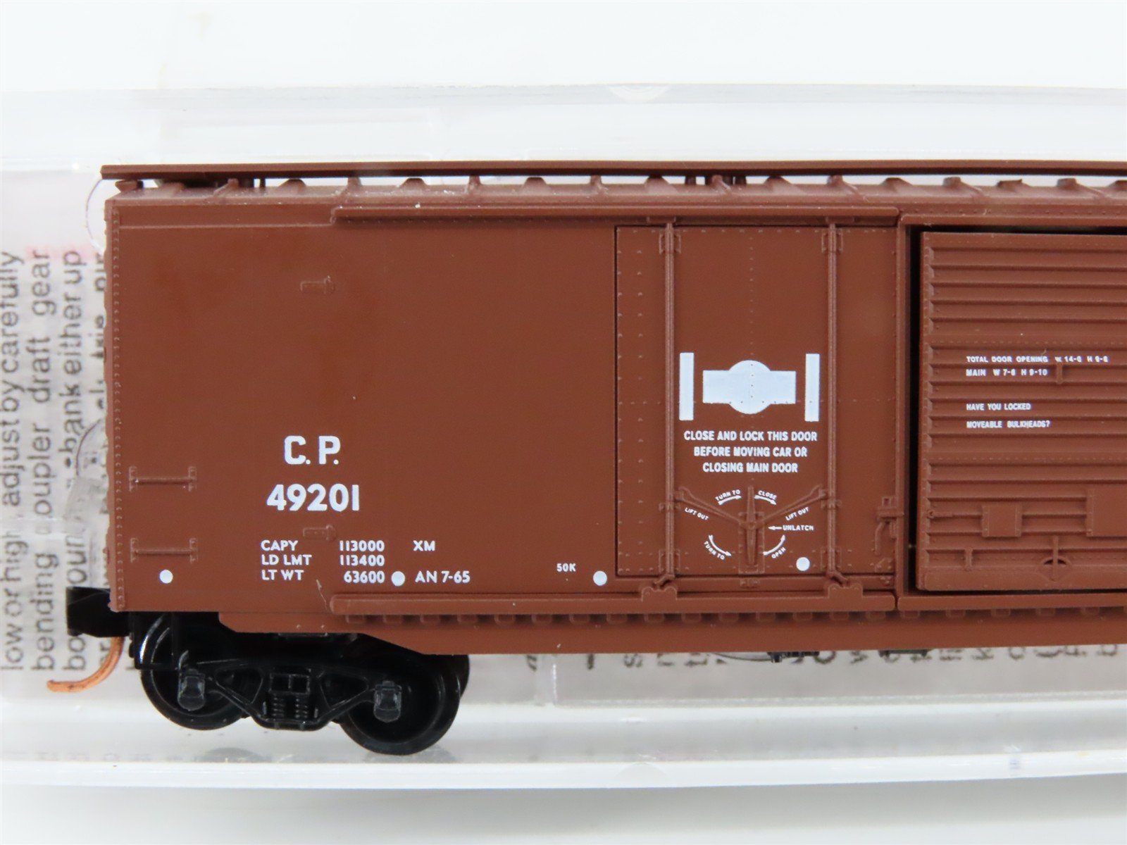 N Scale Micro-Trains MTL 33140 CP Canadian Pacific 50' Box Car #49201