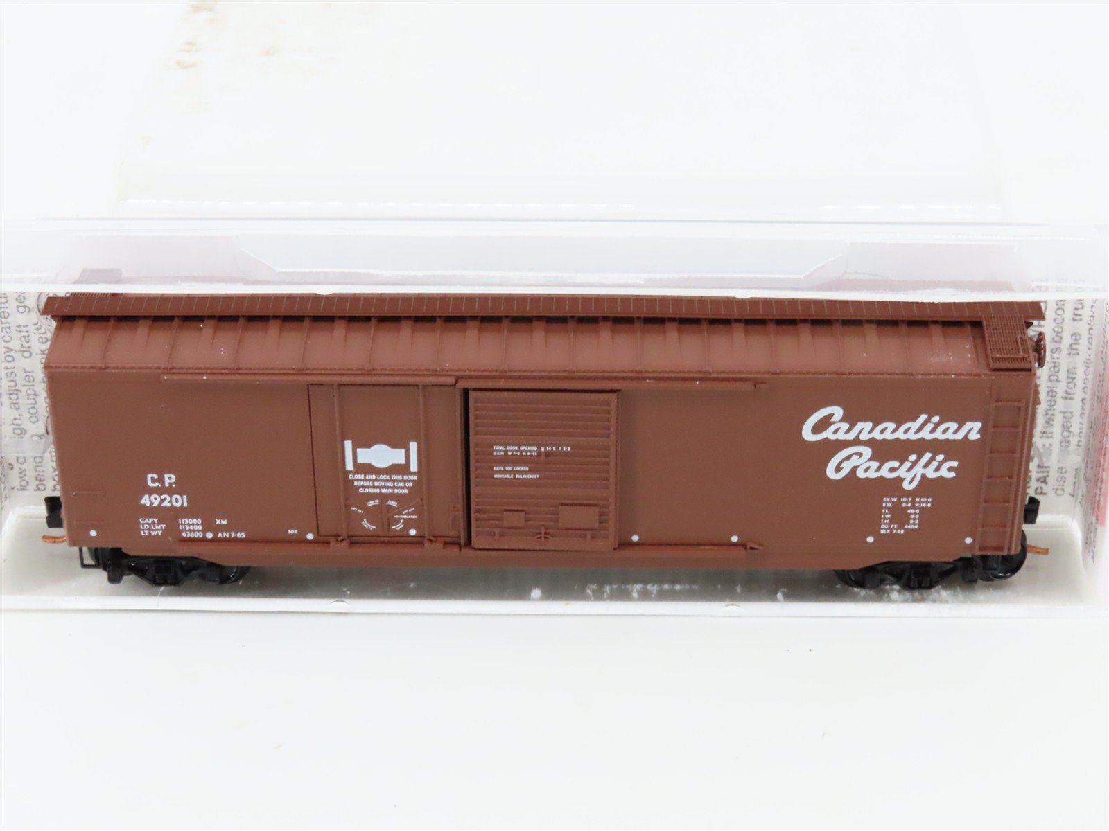N Scale Micro-Trains MTL 33140 CP Canadian Pacific 50' Box Car #49201