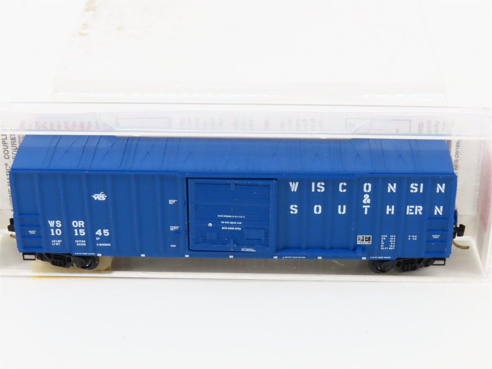 N Scale Micro-Trains MTL 25570 WSOR Wisconsin & Southern 50' Box Car #101545