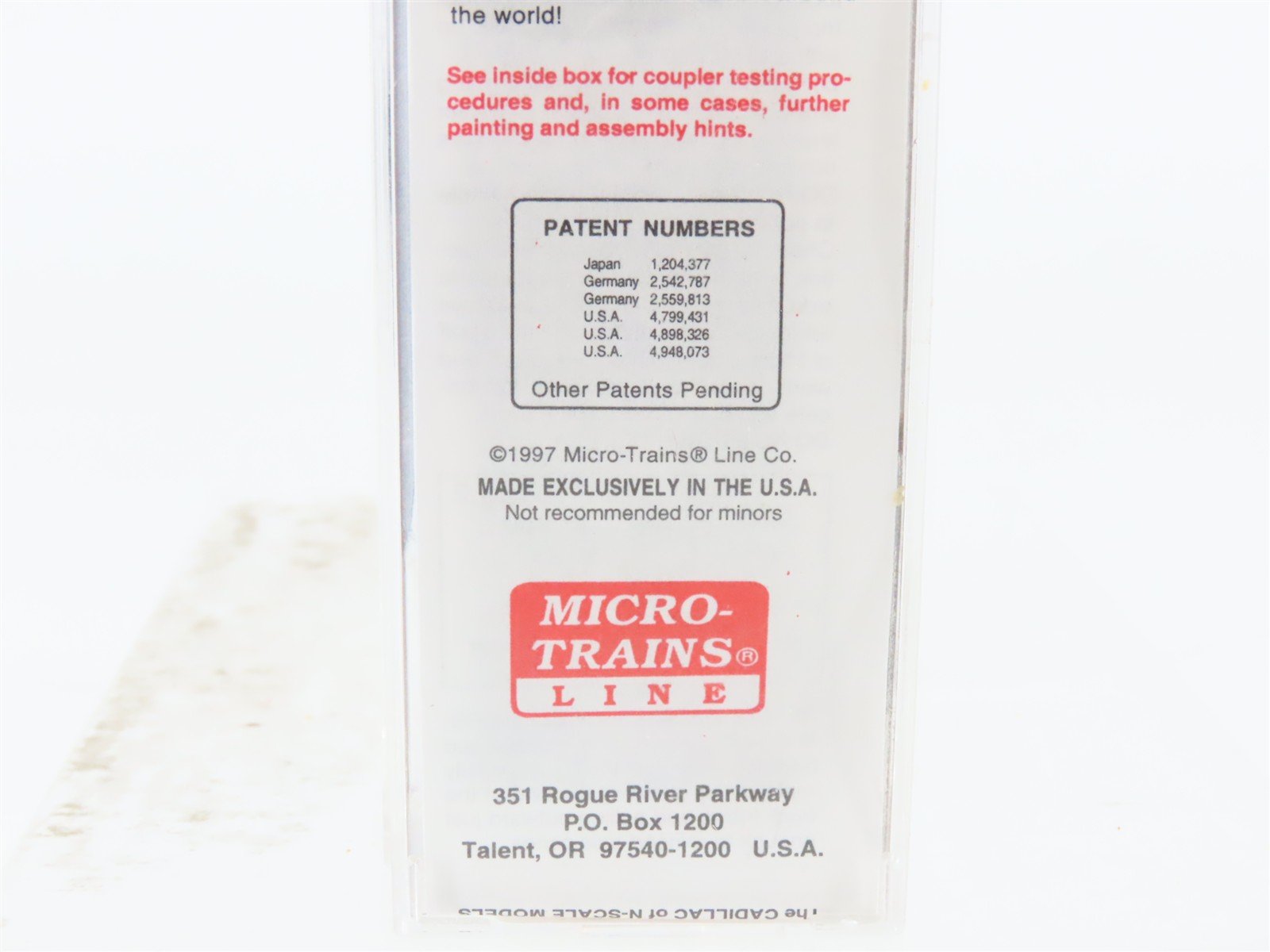 N Scale Micro-Trains MTL 25570 WSOR Wisconsin & Southern 50' Box Car #101545
