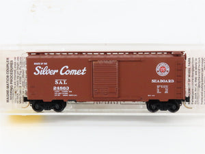 N Micro-Trains MTL 20660 SAL Seaboard Air Line Silver Comet 40' Box Car #24863