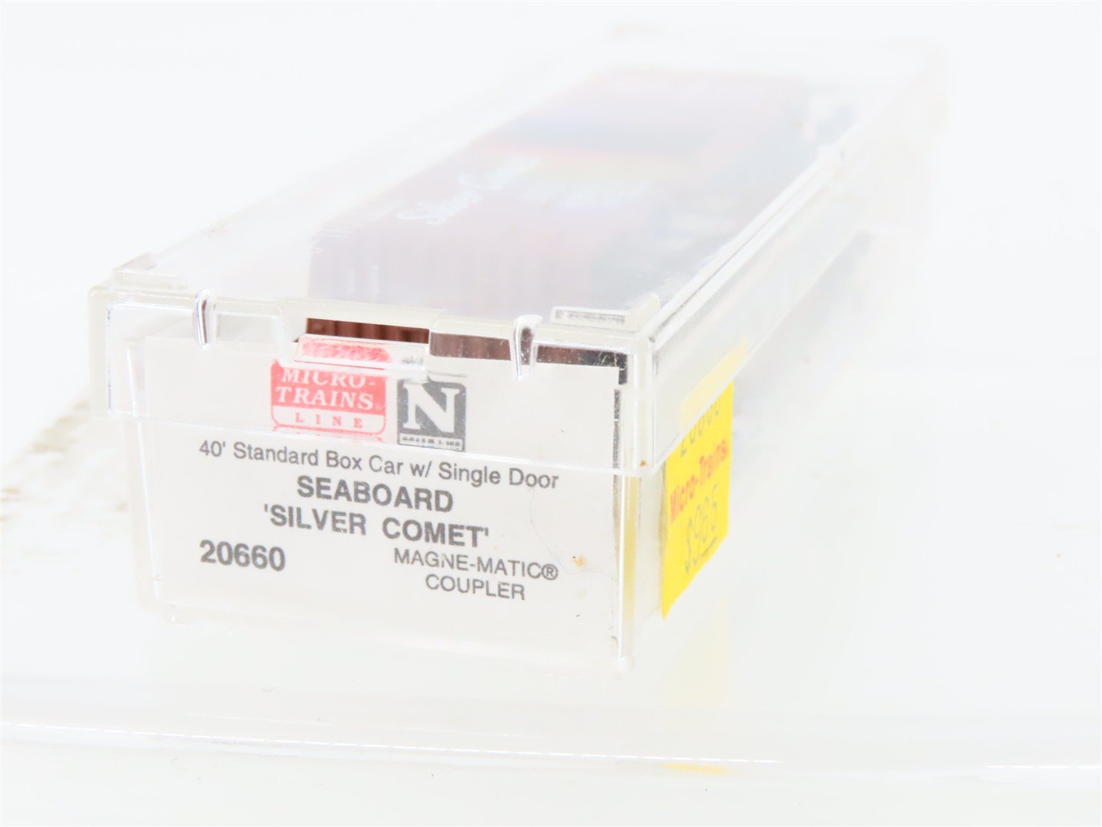 N Micro-Trains MTL 20660 SAL Seaboard Air Line Silver Comet 40' Box Car #24863