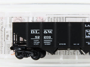 N Scale Micro-Trains MTL 56320 DL&W The Road of Anthracite 2-Bay Hopper #82209