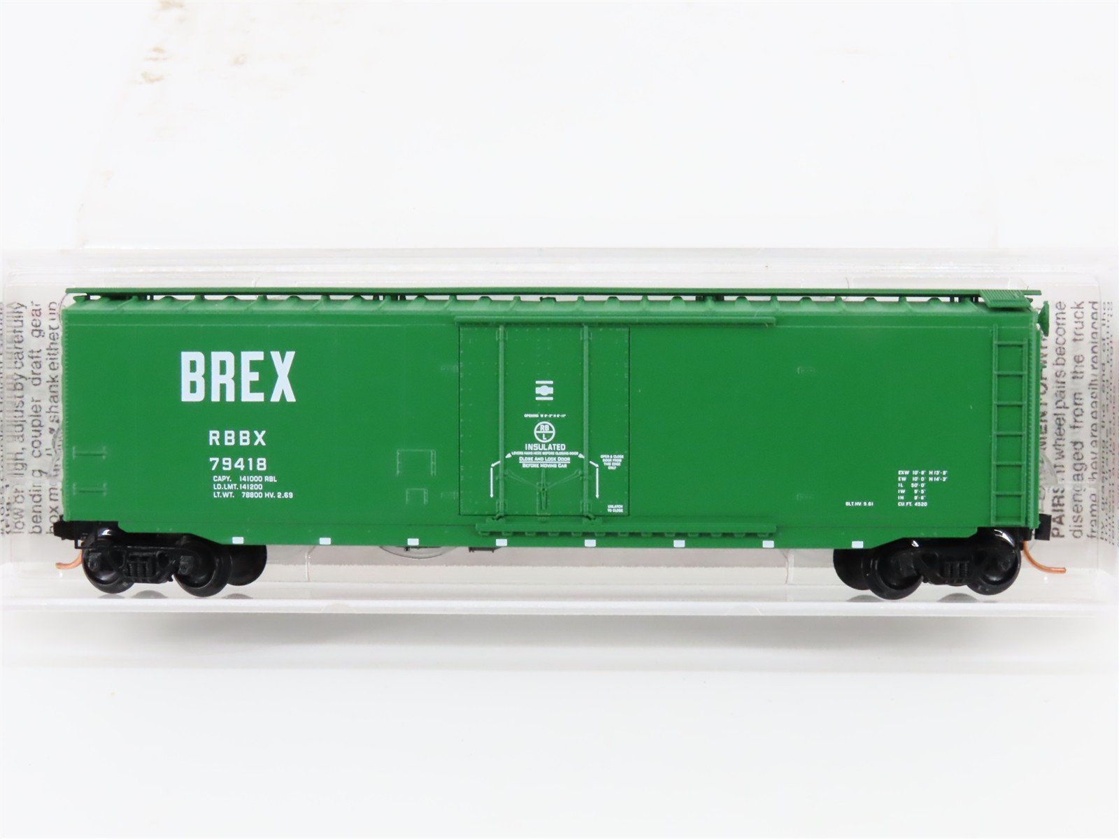 N Micro-Trains MTL 32090 RBBX BREX Burlington Refrigerator Express 50' Box Car