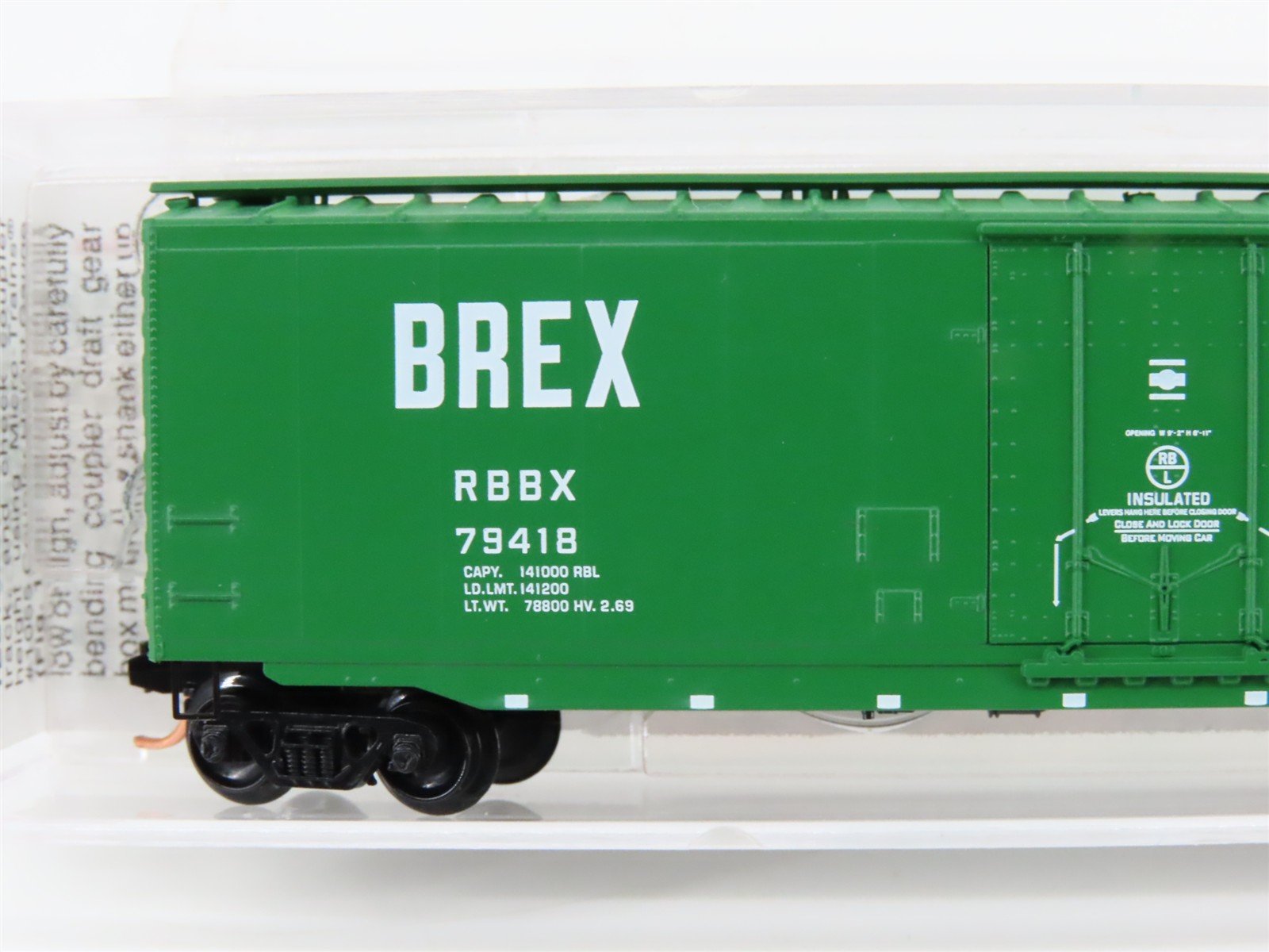 N Micro-Trains MTL 32090 RBBX BREX Burlington Refrigerator Express 50' Box Car