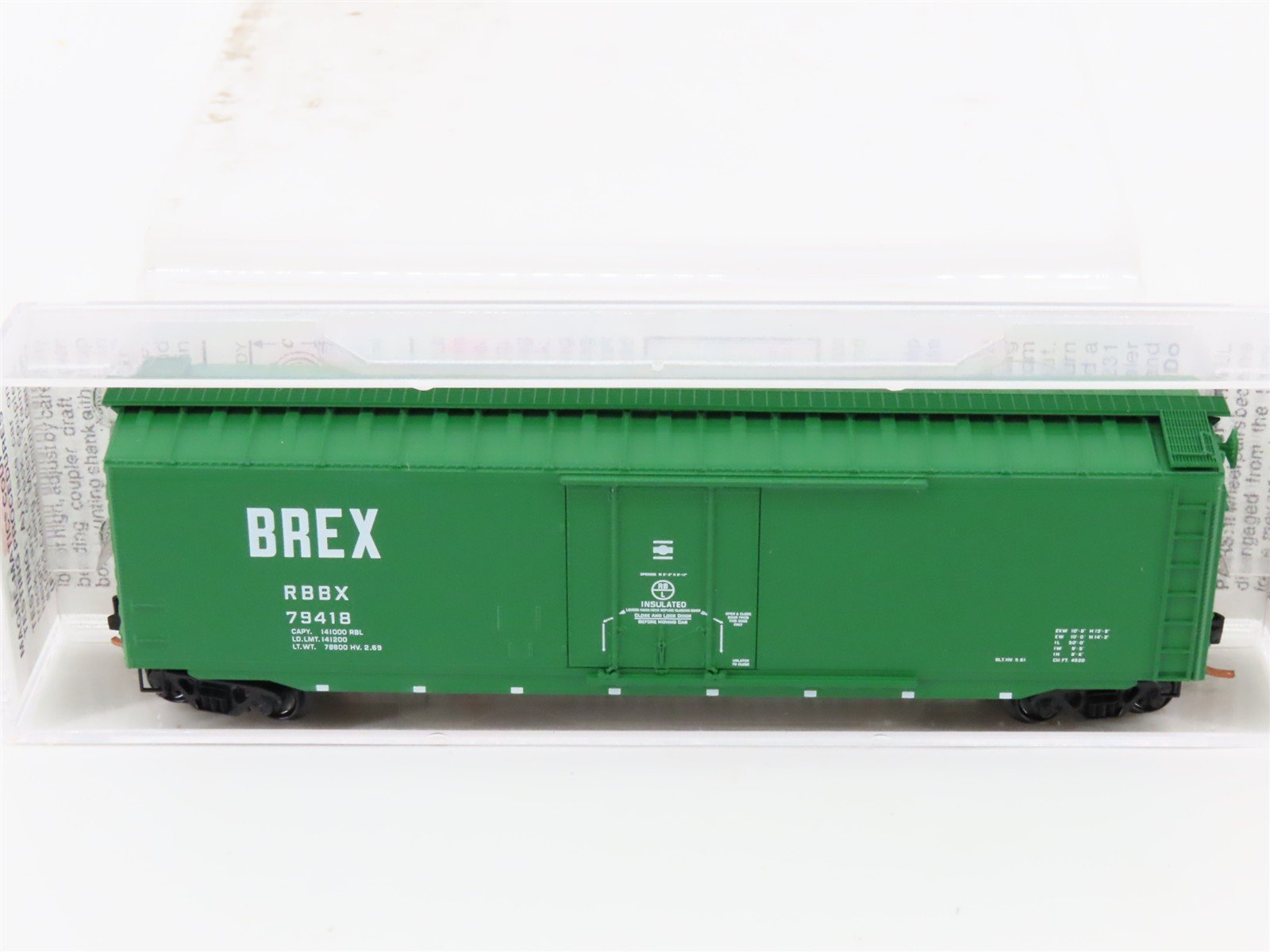 N Micro-Trains MTL 32090 RBBX BREX Burlington Refrigerator Express 50' Box Car