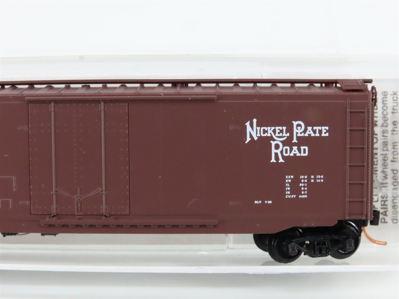 N Scale Micro-Trains MTL 32080 NKP Nickel Plate Road 50' Plug Door Boxcar #85484