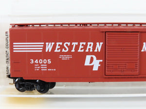 N Scale Micro-Trains MTL 31160 WM Western Maryland 50' Single Door Boxcar #34005