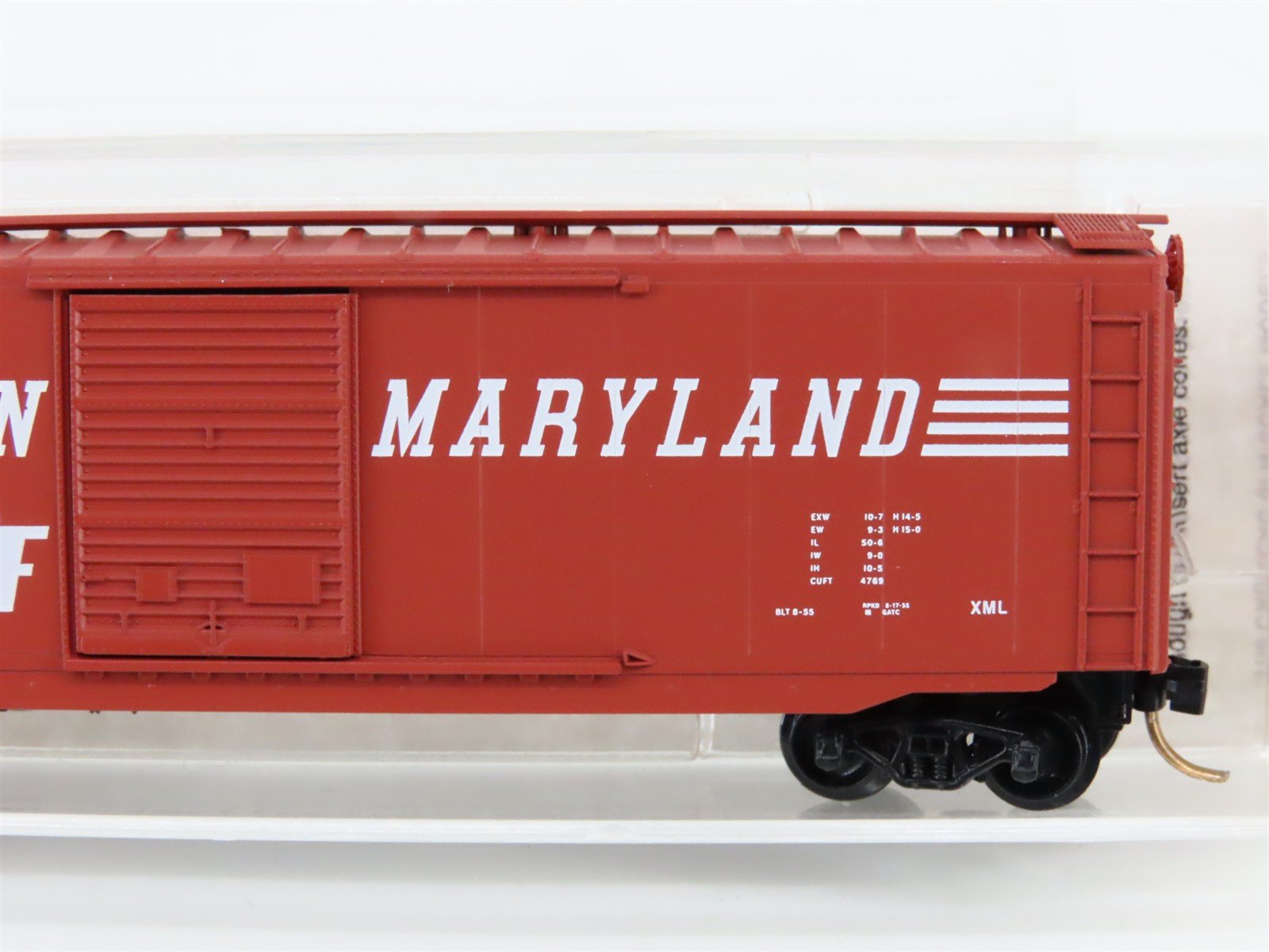 N Scale Micro-Trains MTL 31160 WM Western Maryland 50' Single Door Boxcar #34005