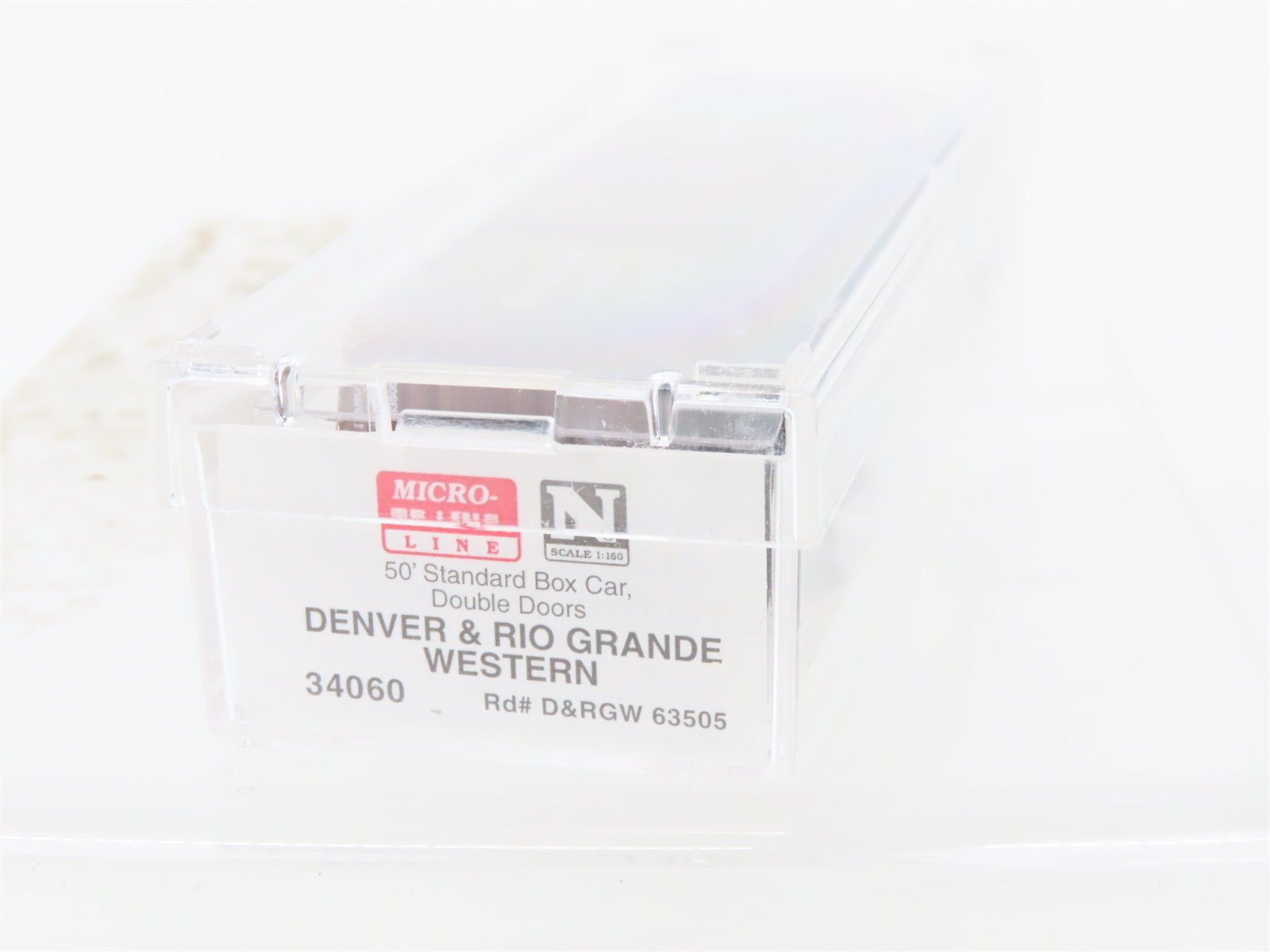 N Scale Micro-Trains MTL 34060 D&RGW Rio Grande 50' Double Doors Box Car #63505