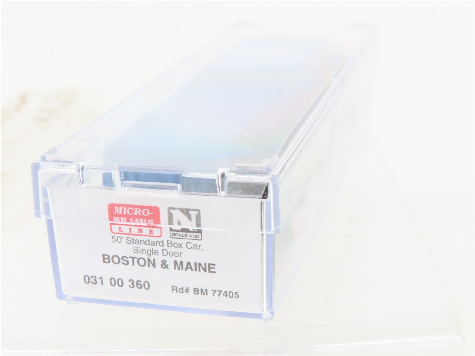 N Scale Micro-Trains MTL 03100360 BM Boston & Maine 50' Single Door Boxcar 77405