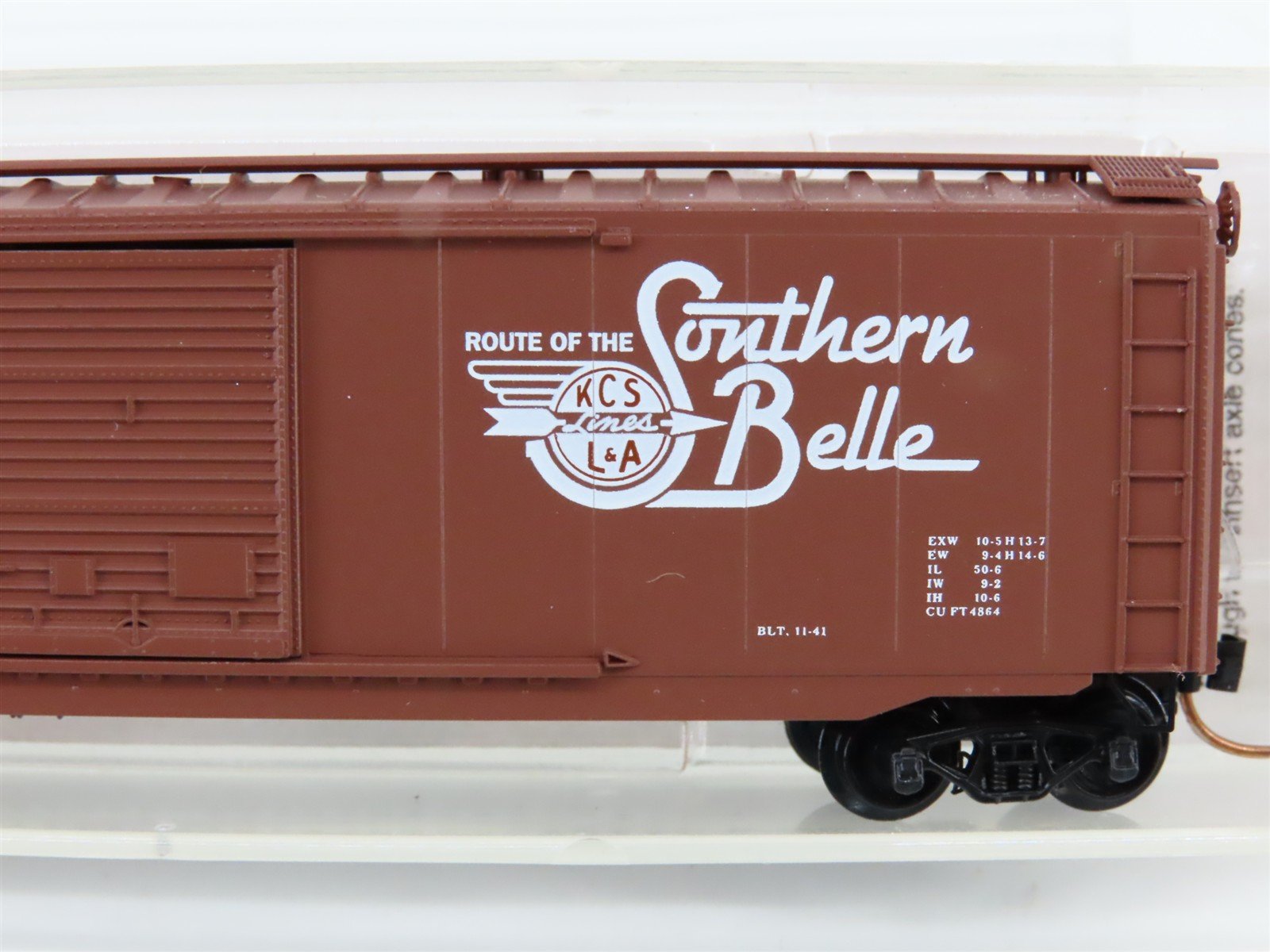 N Scale Micro-Trains MTL 34230 KCS Southern Belle 50' Double Door Box Car #20899
