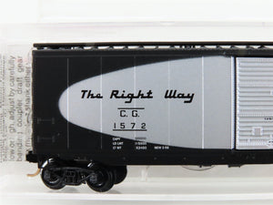 N Scale Micro-Trains MTL 31280 CG Central Of Georgia 50' Box Car #1572