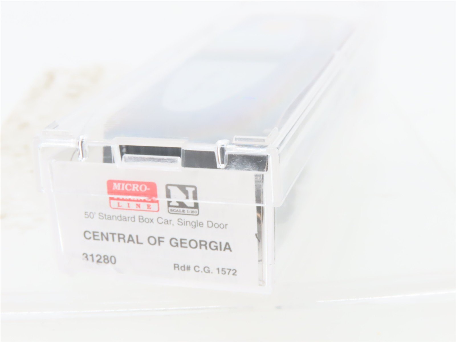 N Scale Micro-Trains MTL 31280 CG Central Of Georgia 50' Box Car #1572