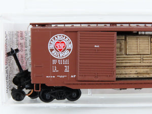 N Scale Micro-Trains MTL 03400330 SAL Silver Meteor 50' Box Car #10198 w/ Load
