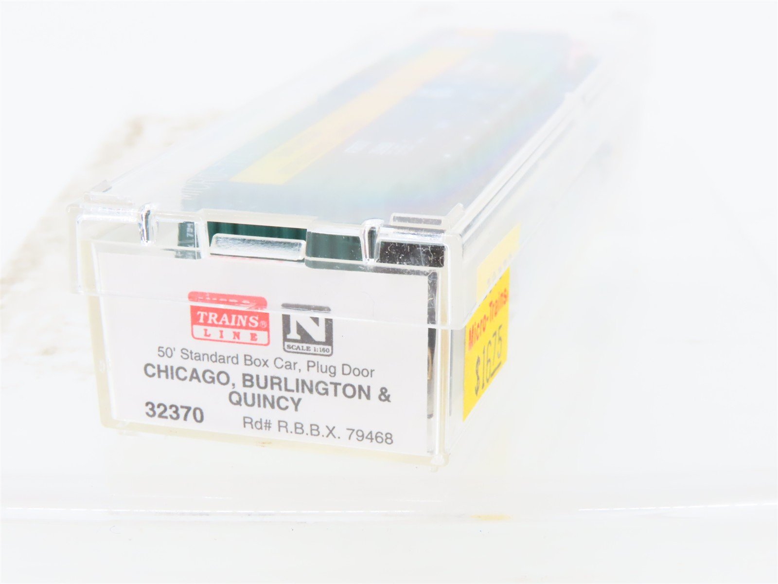 N Scale Micro-Trains MTL 32370 RBBX Burlington Route 50' Plug Door Boxcar #79468