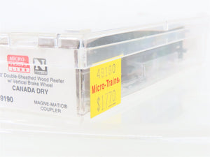 N Scale Micro-Trains MTL 49190 GARE Canada Dry Ginger Ale 40' Wood Reefer #9106