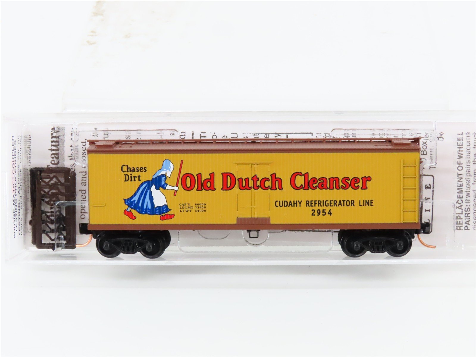 N Scale Micro-Trains MTL 49010 CRLX Cudahy Old Dutch Cleanser 40' Reefer #2954