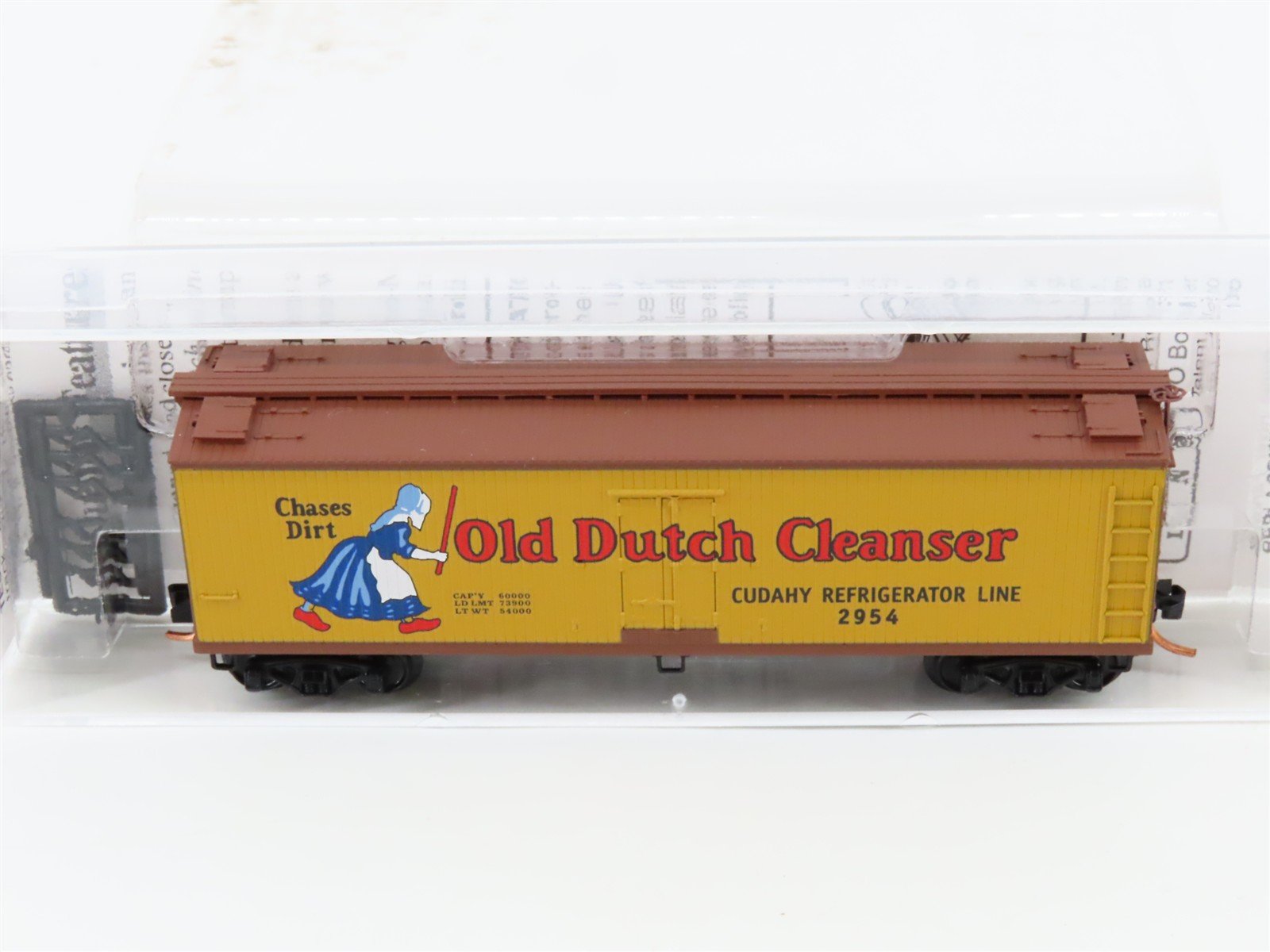 N Scale Micro-Trains MTL 49010 CRLX Cudahy Old Dutch Cleanser 40' Reefer #2954