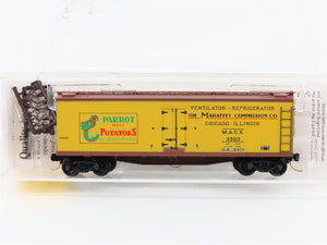 N Scale Micro-Trains MTL 49480 MACX Parrot Brand Potatoes 40' Reefer #3300