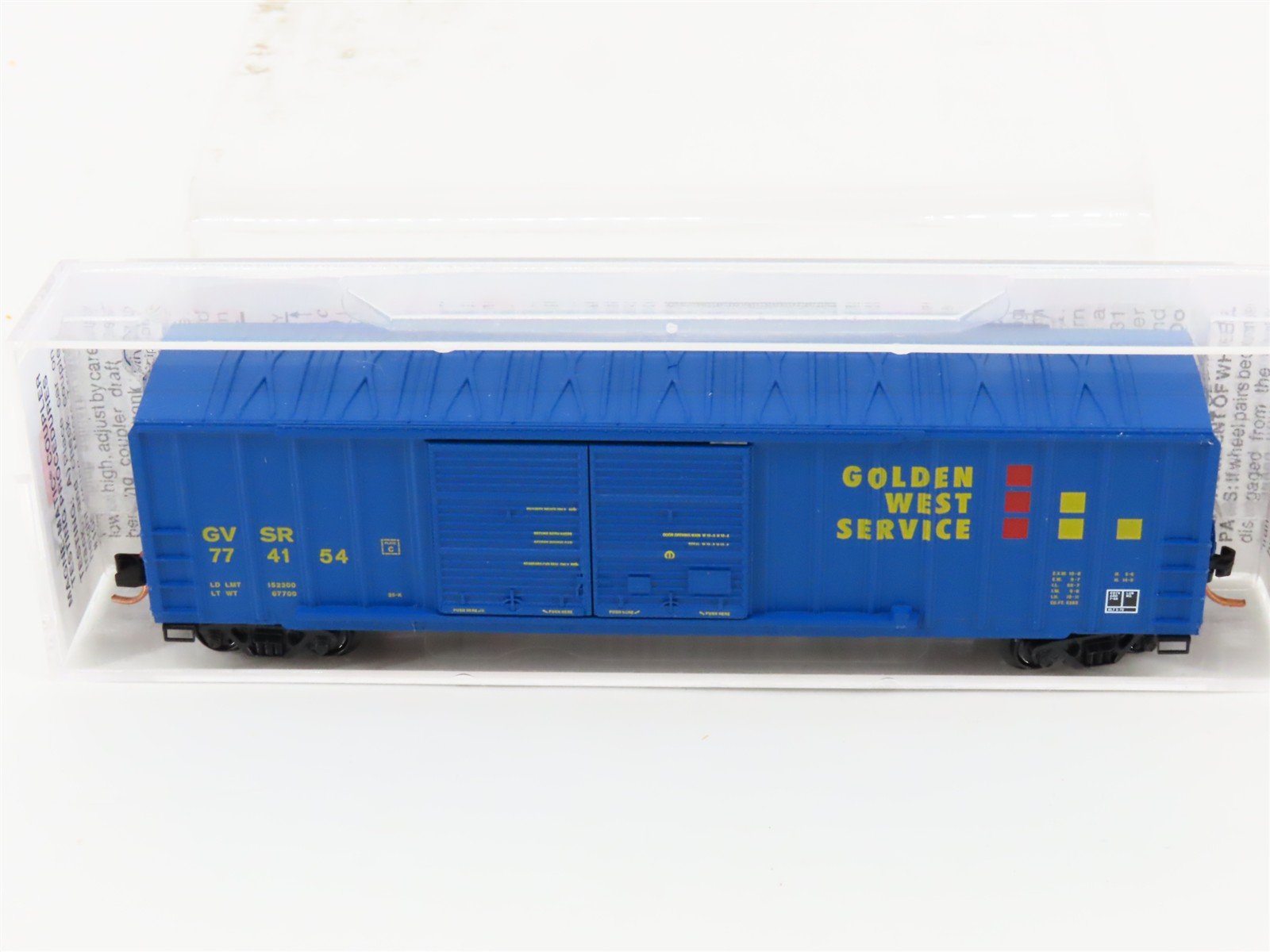 N Scale Micro-Trains MTL 30190 GVSR Golden West Service 50' Box Car #774154