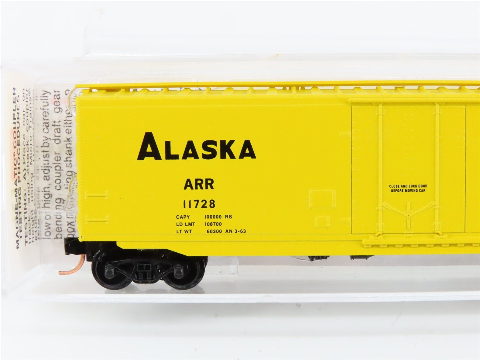 N Micro-Trains MTL 32100 ARR Alaska McKinley National Park 50' Box Car #11728