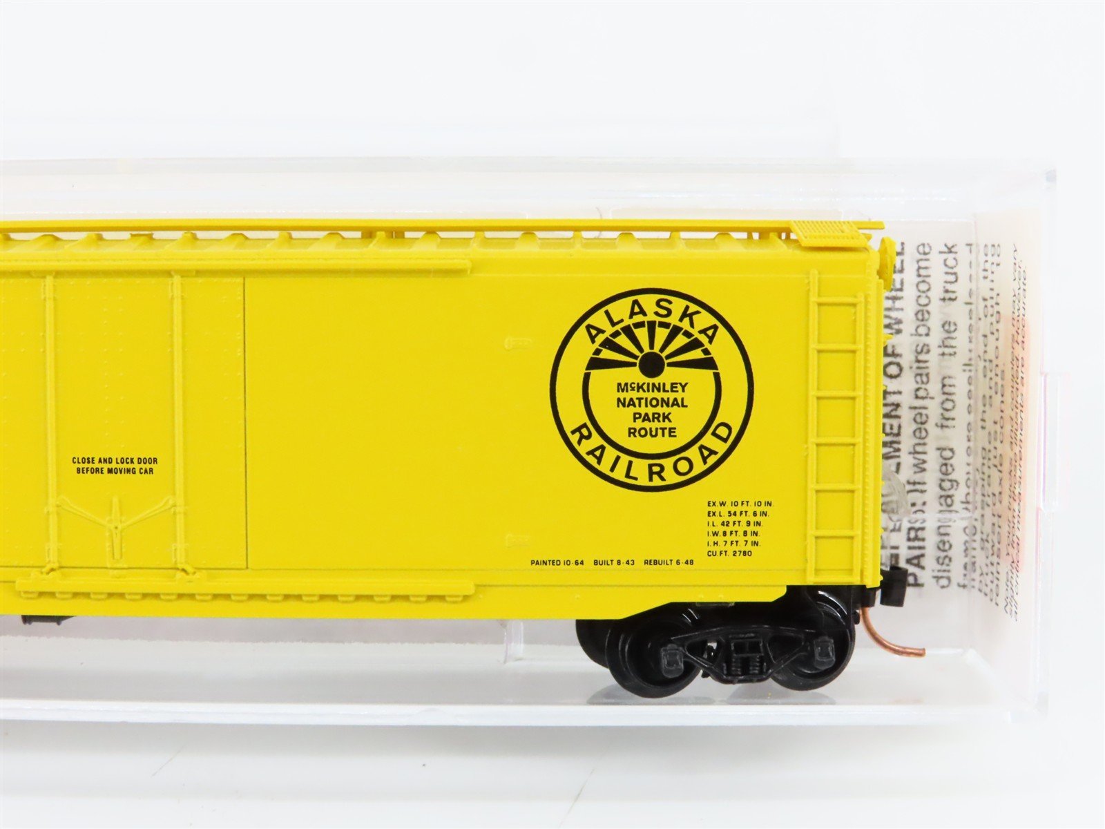 N Micro-Trains MTL 32100 ARR Alaska McKinley National Park 50' Box Car #11728
