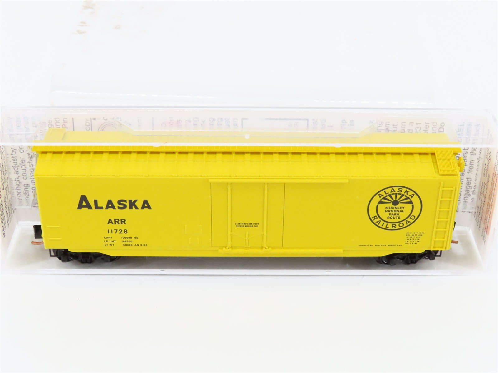 N Micro-Trains MTL 32100 ARR Alaska McKinley National Park 50' Box Car #11728