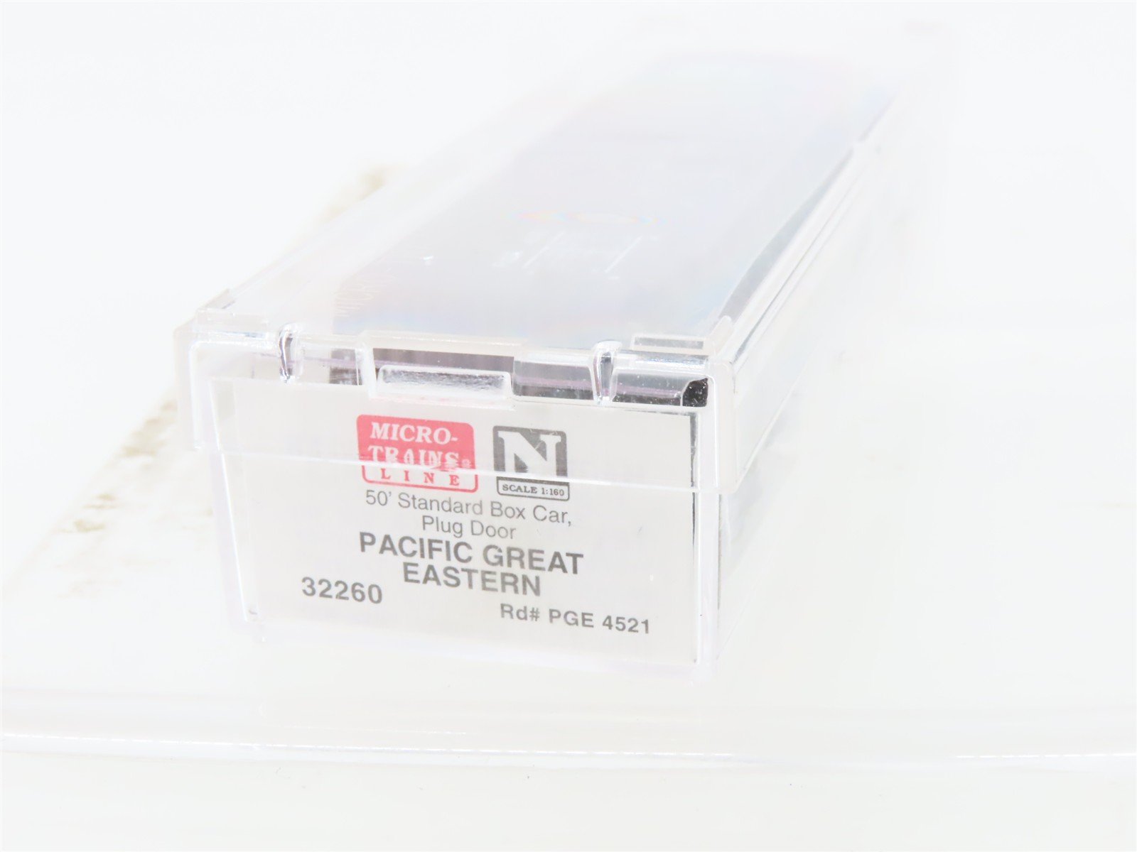 N Scale Micro-Trains MTL 32260 PGE Pacific Great Eastern 50' Box Car #4521