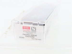 N Scale Micro-Trains MTL 32260 PGE Pacific Great Eastern 50' Box Car #4521