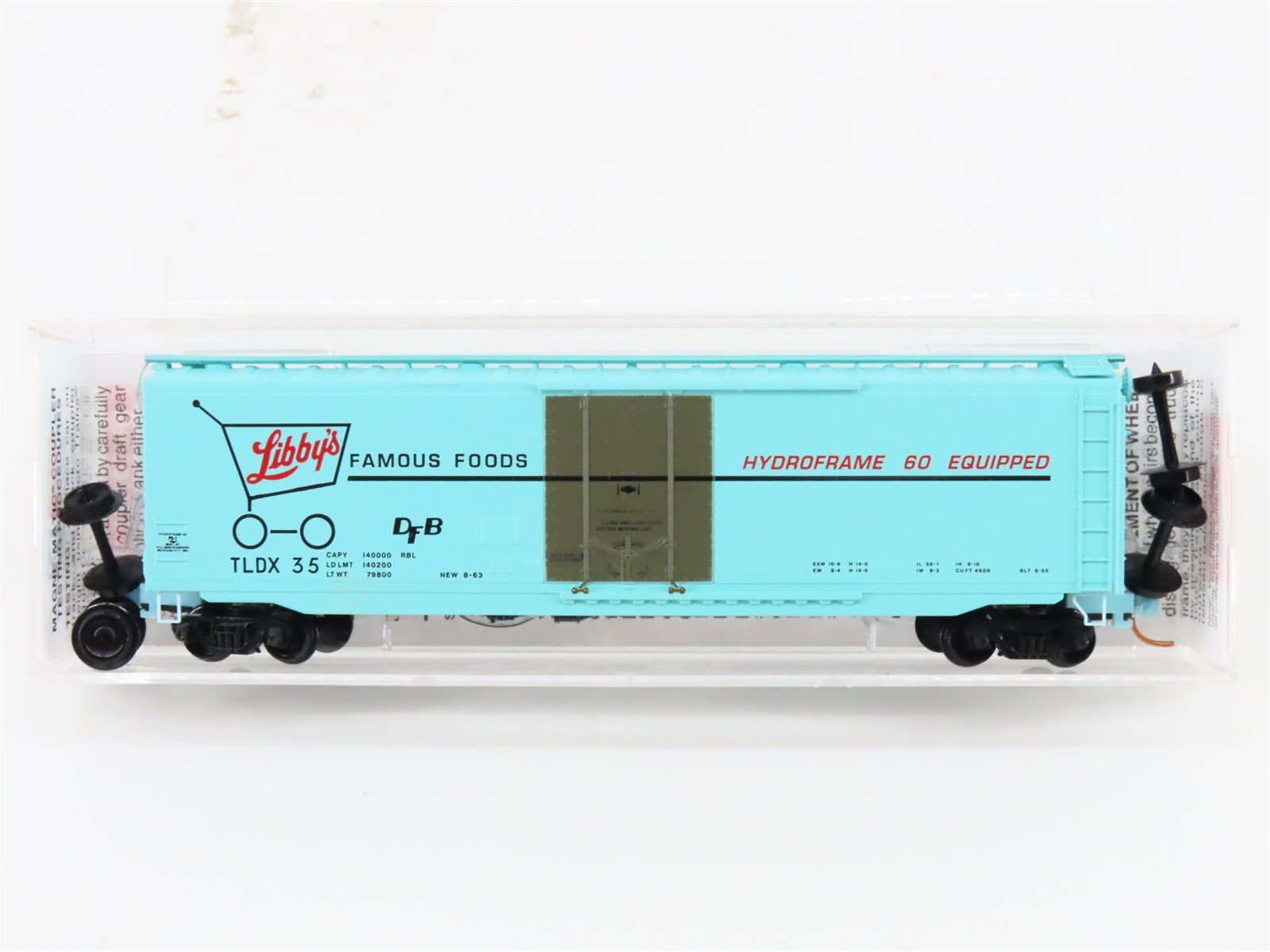 N Scale Micro-Trains MTL 03200430 TLDX Libby's Famous Foods 50' Box Car #35
