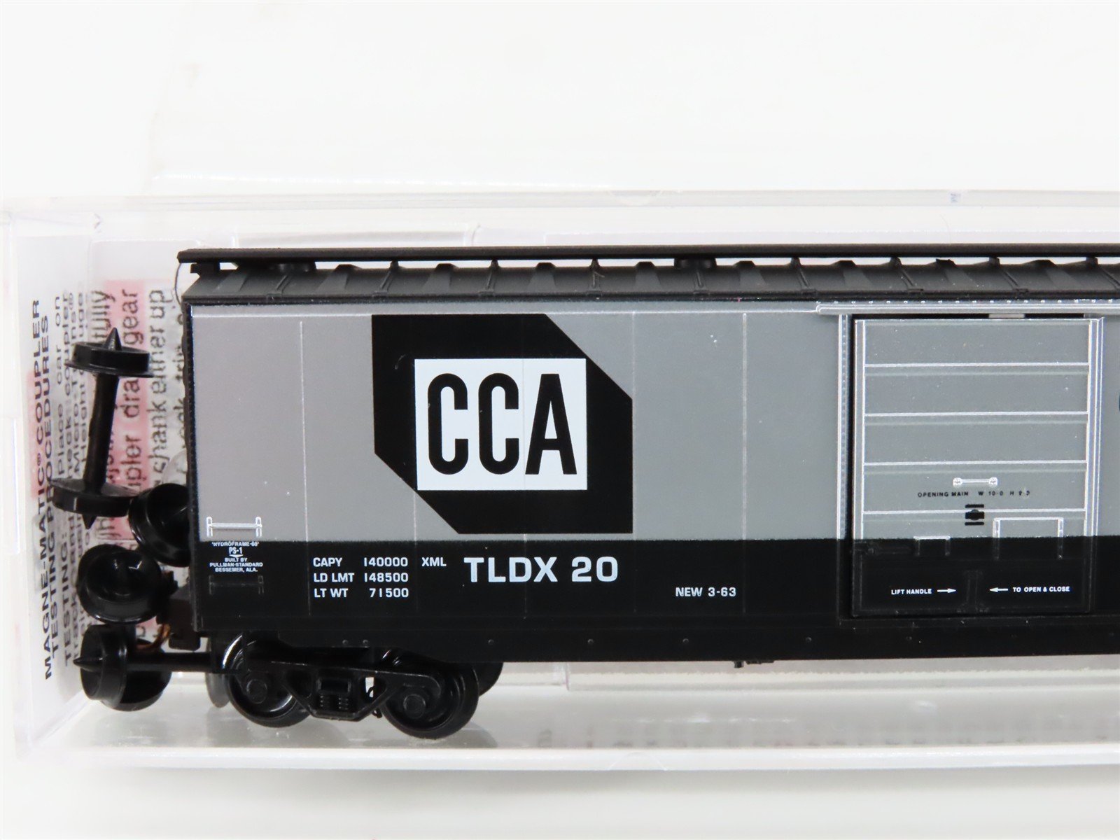 N Micro-Trains MTL 03100210 TLDX CCA Container Corp. of America 50' Box Car #20
