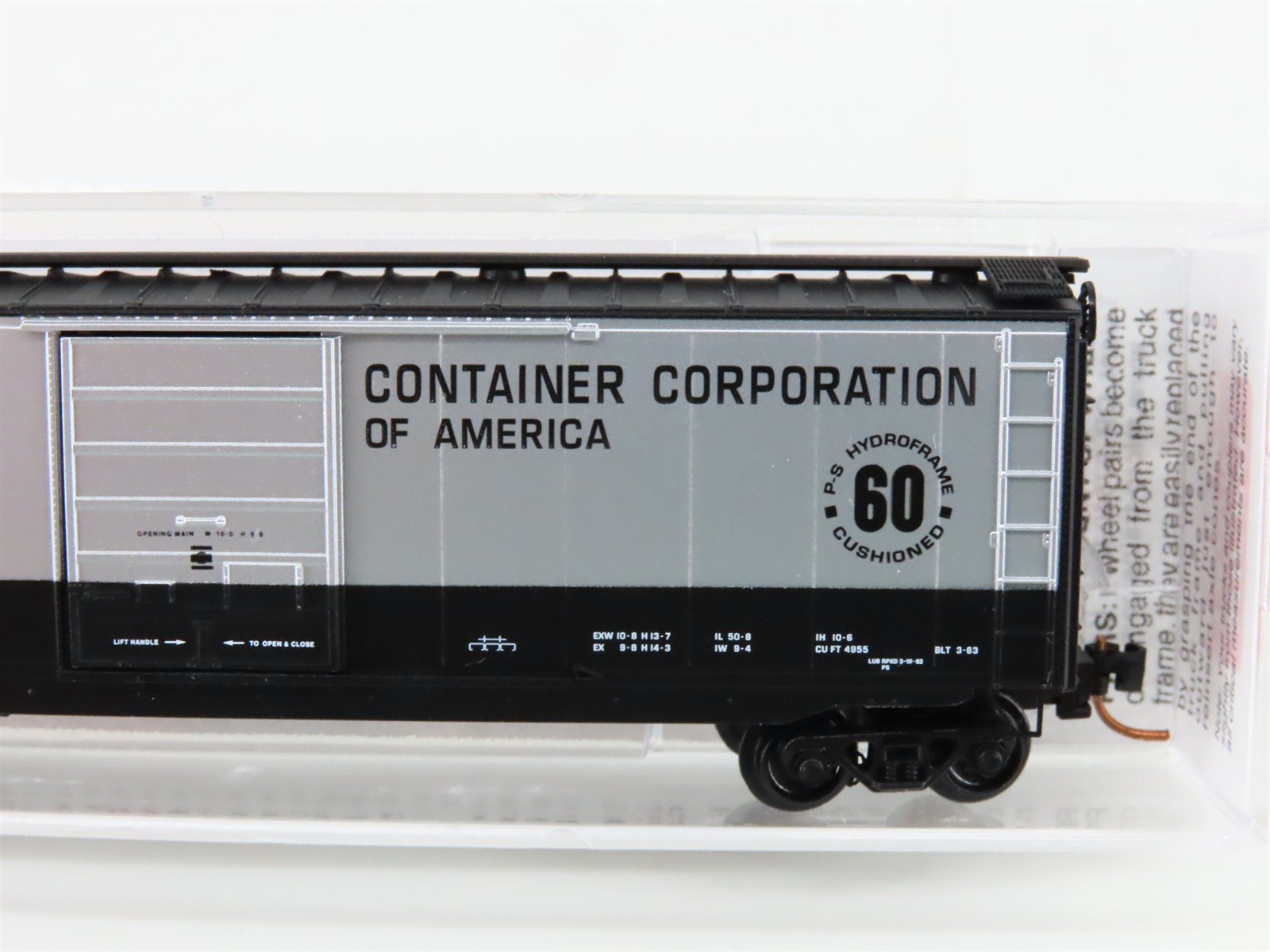 N Micro-Trains MTL 03100210 TLDX CCA Container Corp. of America 50' Box Car #20