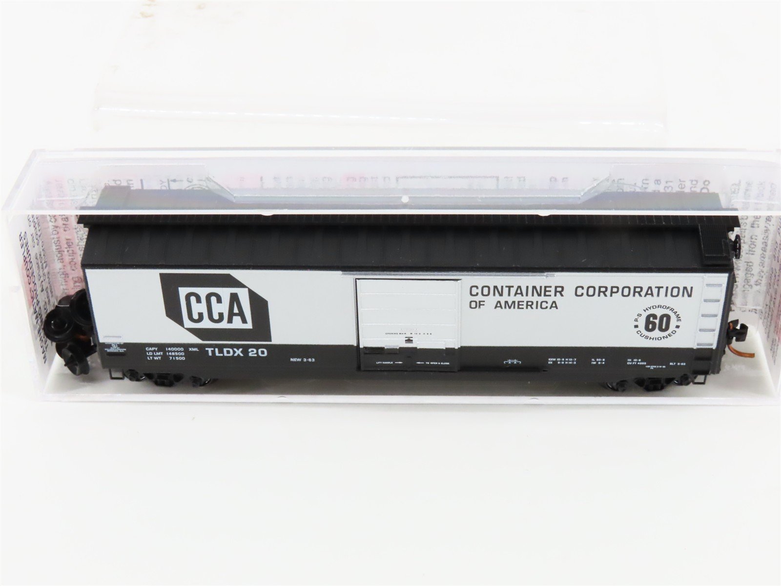 N Micro-Trains MTL 03100210 TLDX CCA Container Corp. of America 50' Box Car #20