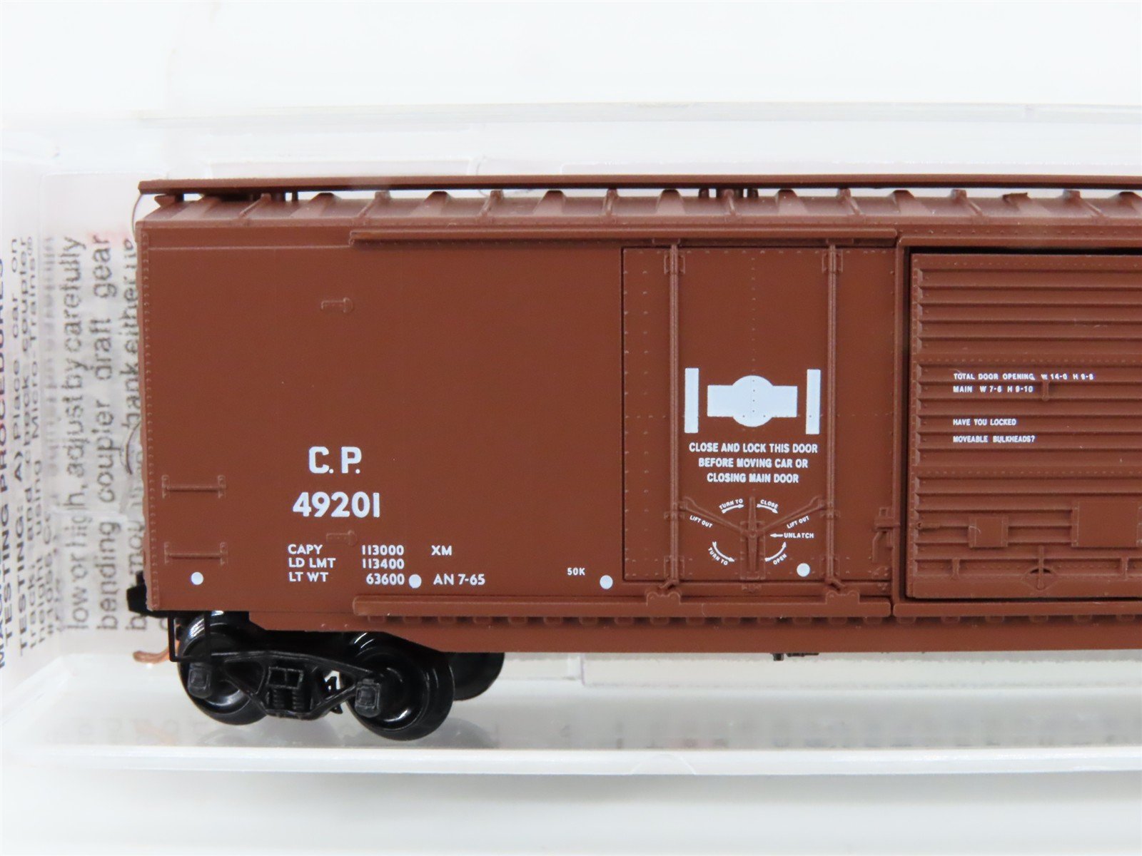 N Scale Micro-Trains MTL 33140 CP Canadian Pacific 50' Box Car #49201