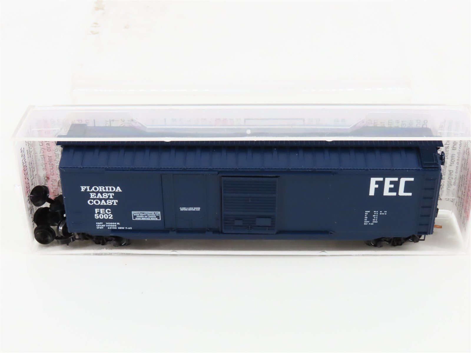 N Scale Micro-Trains MTL 33080 FEC Florida East Coast 50' Box Car #5002