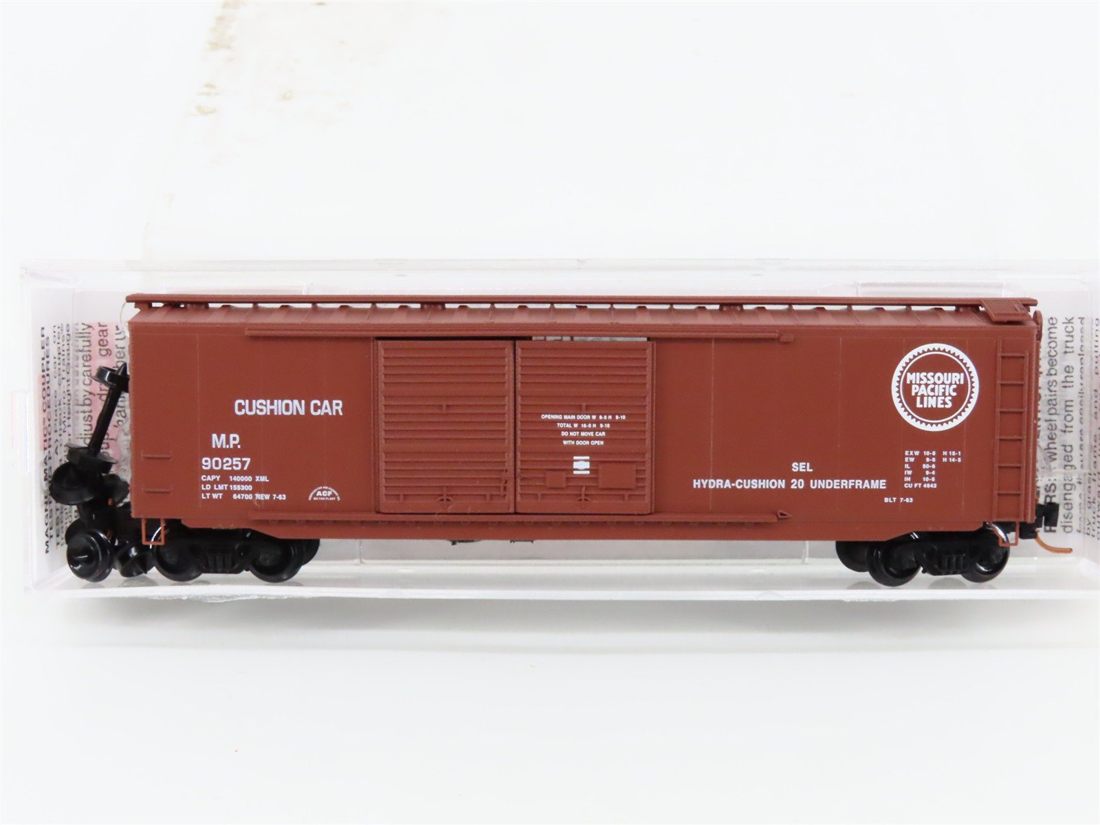 N Scale Micro-Trains MTL 03400190 MP Missouri Pacific 50' Box Car #90257